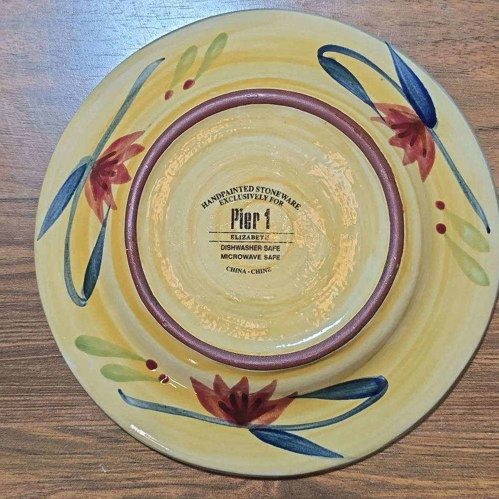 Pier 1 Elizabeth Salad Plates - Set Of 4